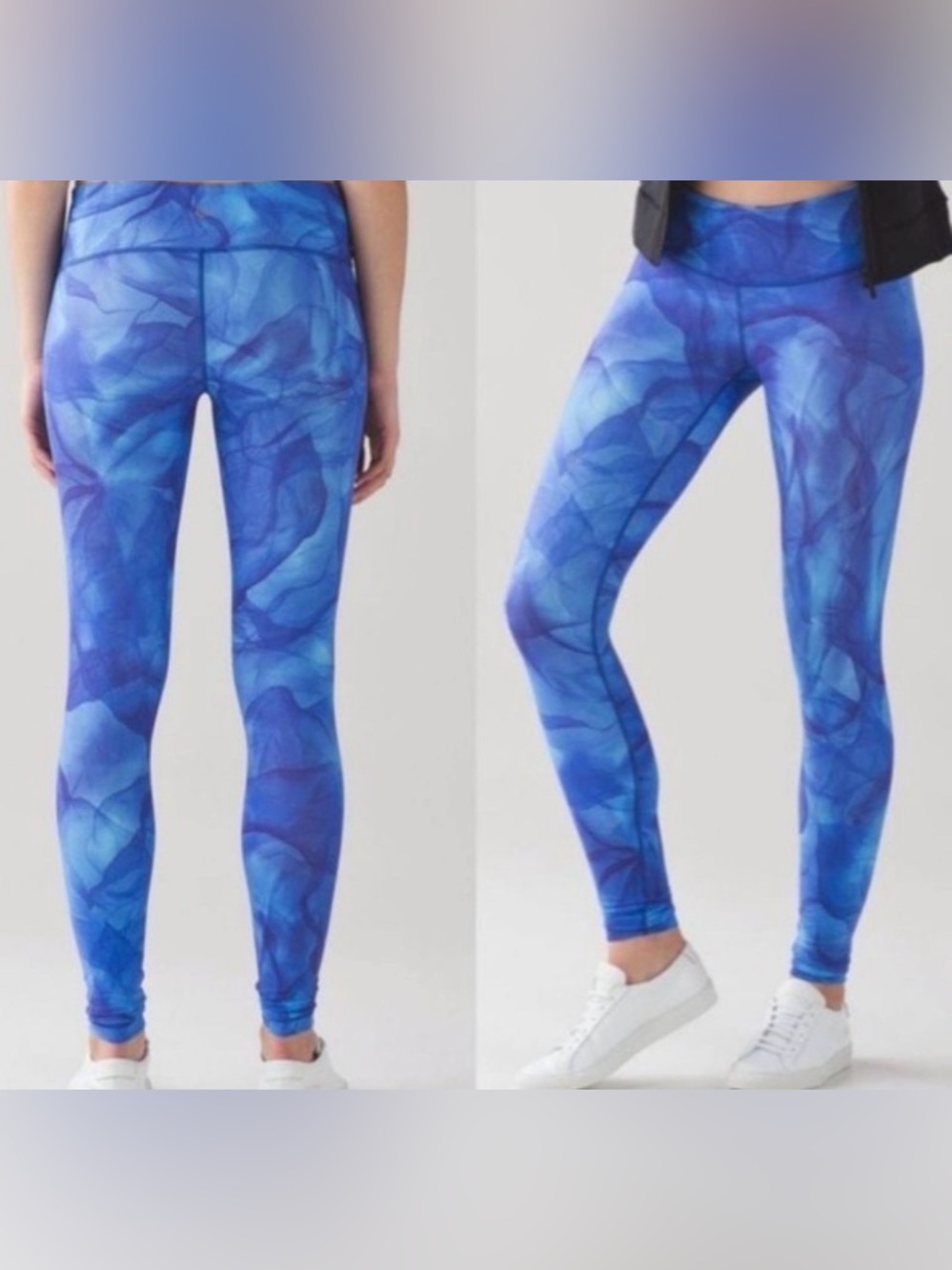 Lululemon wunder under III, midnight tulle mult size 6